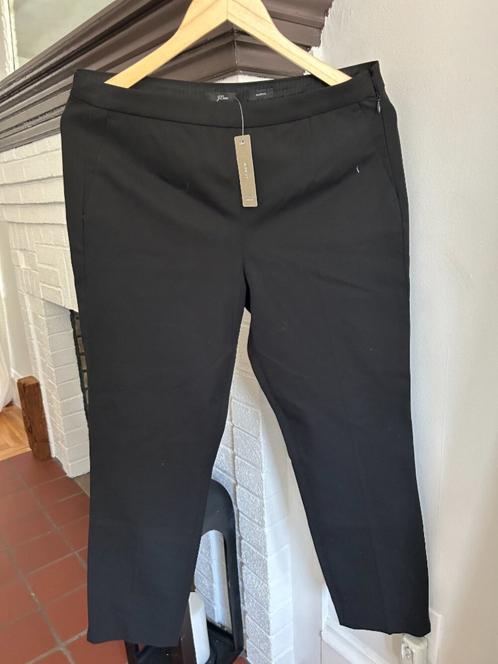 J.Crew Martie Black Pants Size 8 NWT